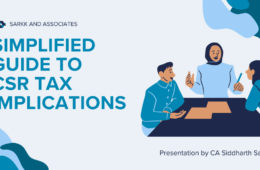 CSR TAX IMPLICATIONS